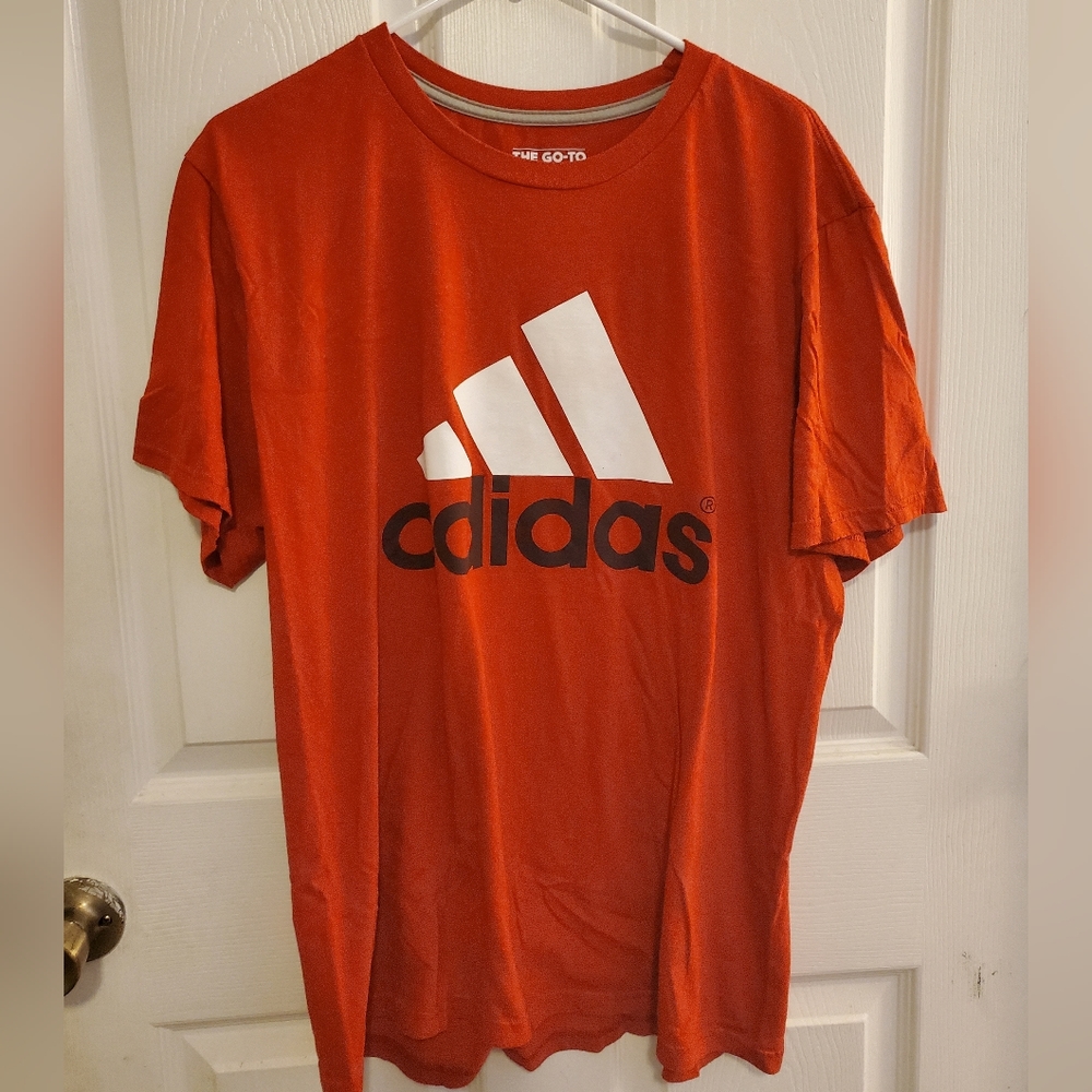 Adidas performance tee red XL